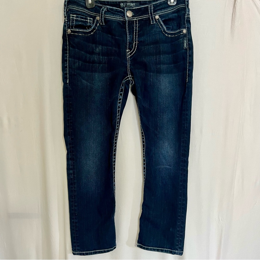 Suki Silver Jeans Co. , High Capri, Women's 32 waist